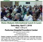 Home Dialysis Informational Lunch & Learn